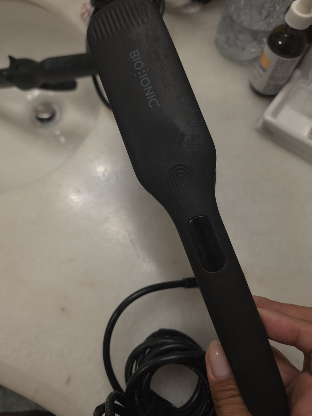 Bio Ionic Black Ceramic Hair Straightening Brush